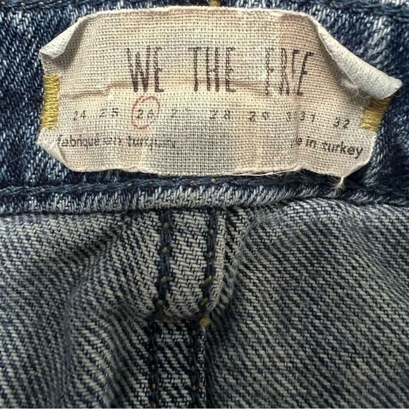 Free People We The Free Harvey
Distressed Blue Denim Jean Mini Skirt 26 - Picture 9 of 14